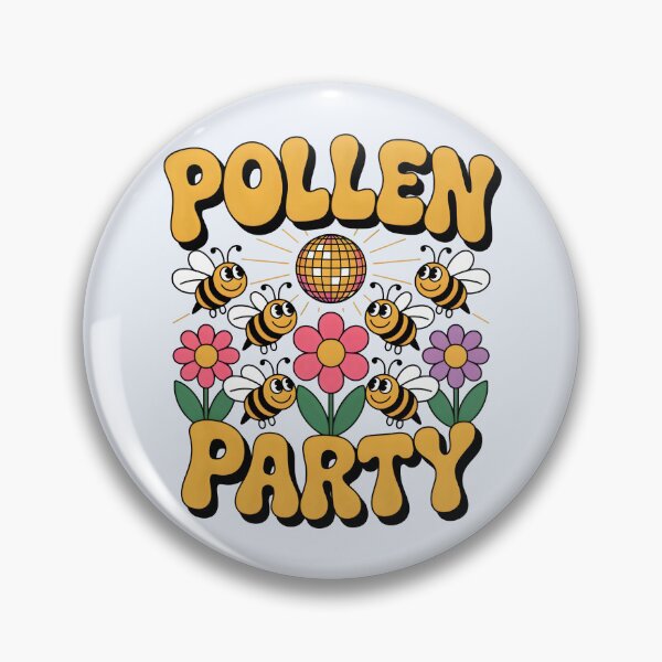 Item preview, Pollen Party – Fun Spring Design designed and sold by Jollys-ArtShop.