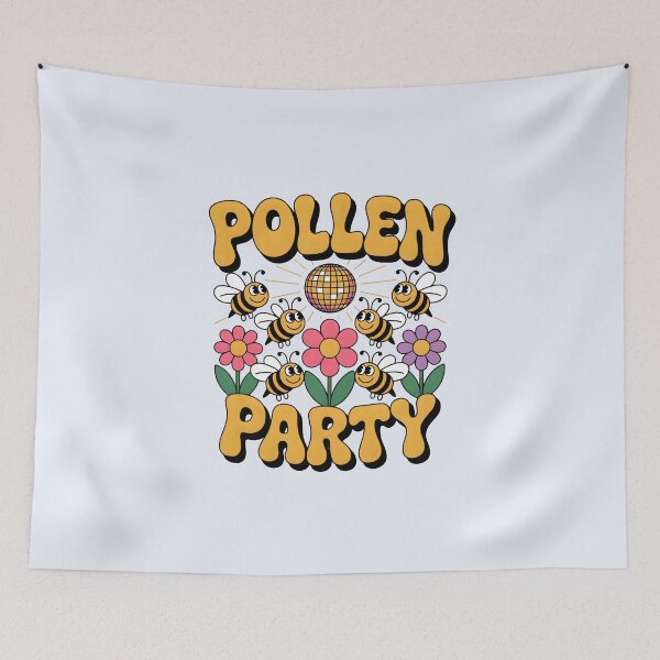 Item preview, Pollen Party – Fun Spring Design designed and sold by Jollys-ArtShop.