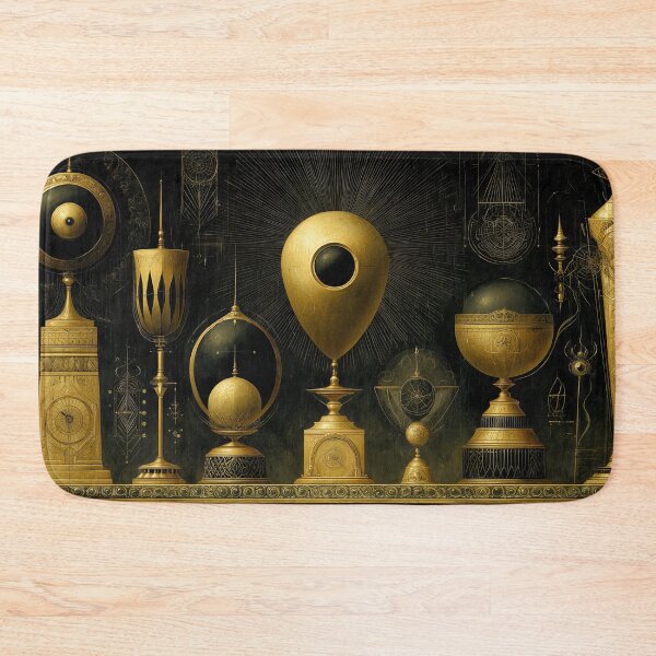 Item preview, 042 Ethereal Golden Relics on Display designed and sold by nikoart001.