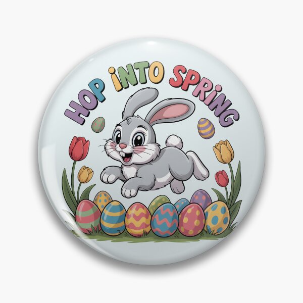 Item preview, Hop Into Spring – Playful Seasonal Design designed and sold by Jollys-ArtShop.