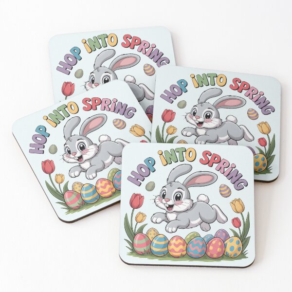 Item preview, Hop Into Spring – Playful Seasonal Design designed and sold by Jollys-ArtShop.