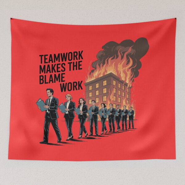 Item preview, Teamwork Makes The Blame Work designed and sold by HausOfLowEx.