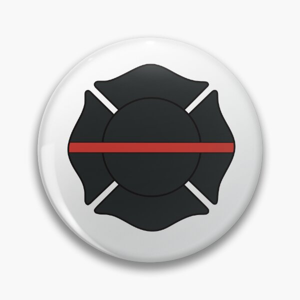 Item preview, Thin Red Line Maltese Cross designed and sold by Maddie Grace Designs.