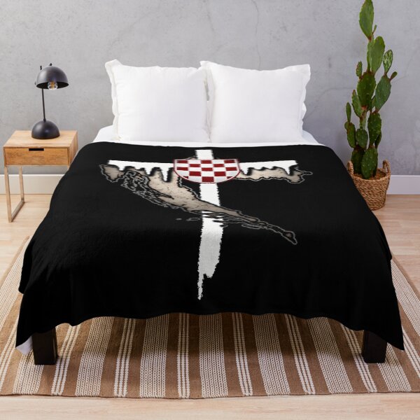 Item preview, Croatian Christian Cross Art (White) designed and sold by LanceArtFash.