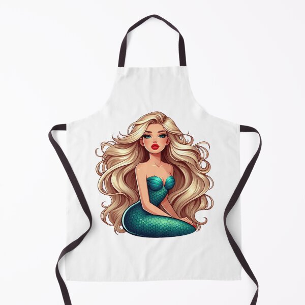 Item preview, Blonde Mermaid with Blue Tail designed and sold by DelightWear.