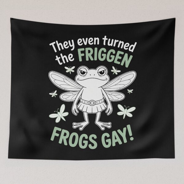 Item preview, Funny Frog Cute Gay Joke designed and sold by WalshDrawnLaugh.