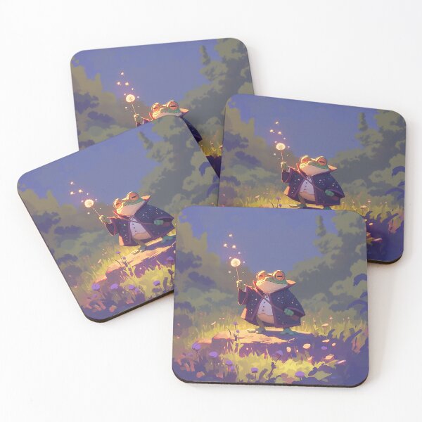 Item preview, Frog Wizard with Glowing Dandelion designed and sold by Christian Weiss.