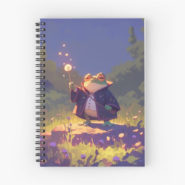 Item preview, Frog Wizard with Glowing Dandelion designed and sold by Christian Weiss.