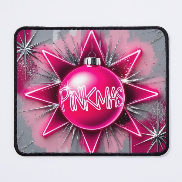 Item preview, Pinkmas Christmas Art – Bold Neon Holiday Design designed and sold by LaLi-Designs.