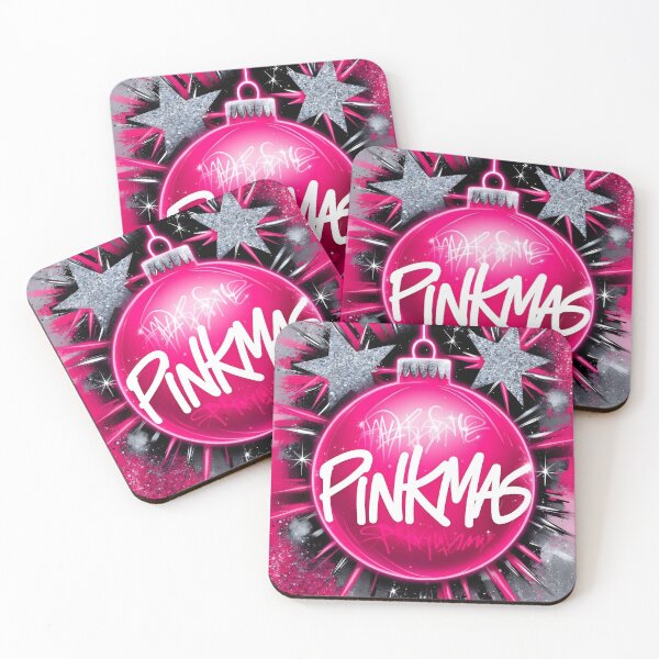 Item preview, Pinkmas Christmas Art – Bold Neon Holiday Design designed and sold by LaLi-Designs.