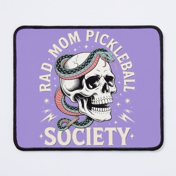 Item preview, Rad Mom Pickleball Society Skull Snake designed and sold by JohnwDoArts.