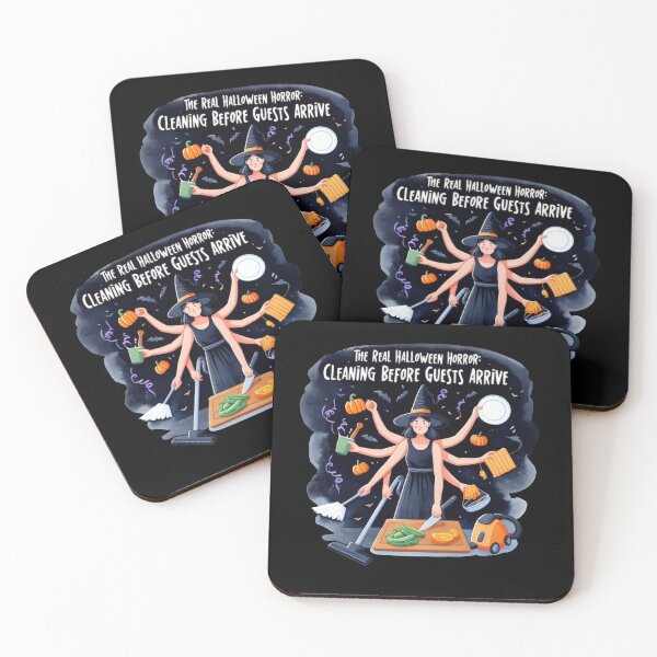 Item preview, The Real Halloween Horror – Overwhelmed Woman Preparing for Guests designed and sold by Ombrya.