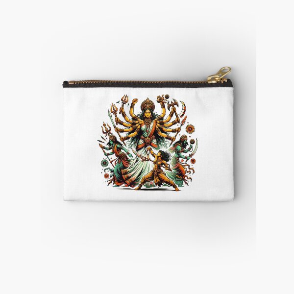 Item preview,  Yoga Navratri devi, version 4 Godess Ma Durga facein warrior mode and Diwali Durga pooja rangoli design12 designed and sold by mndesignworx.
