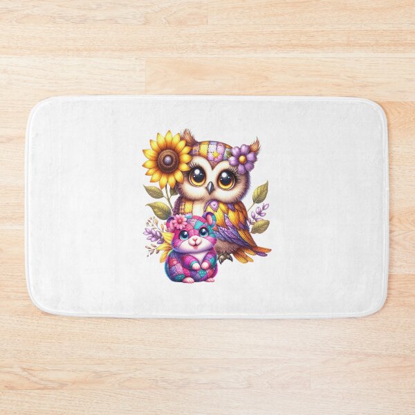 Item preview, fantasy owl with a cute hamster, friends for ever designed and sold by LoneAngel.