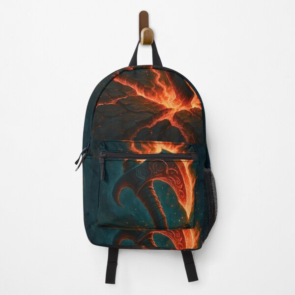 Item preview, Fiery Molten Axe Design for Rock and Metal Fans  designed and sold by DireBlaze.