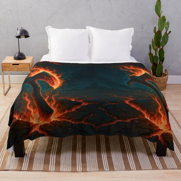 Item preview, Fiery Molten Axe Design for Rock and Metal Fans designed and sold by DireBlaze.