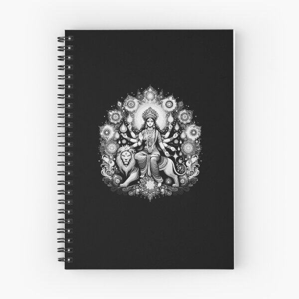 Item preview, Yoga Navratri devi, version 2b Godess Ma Durga face and Diwali Durga pooja rangoli design12 designed and sold by mndesignworx.