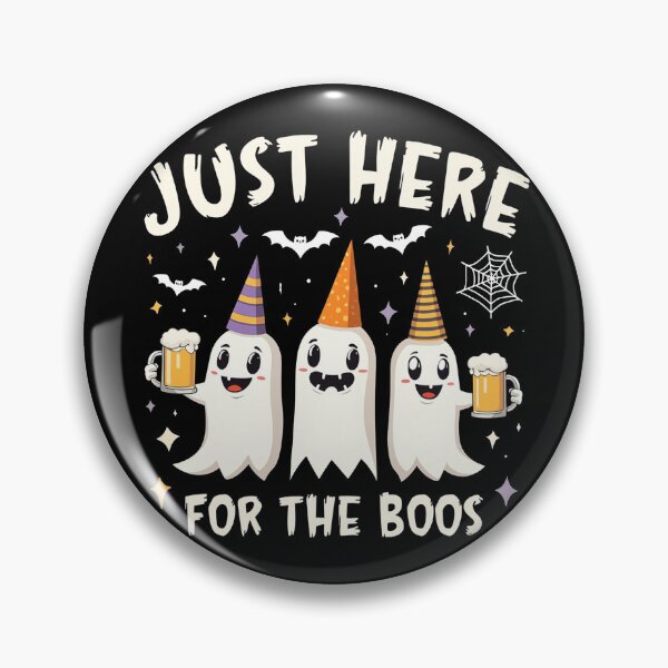 Item preview, The Boo Crew: This vibrant and humorous design features a crew of three ghosts, with a beer in hand, ready for a fun night out. designed and sold by Grang Art Artistic Designs.