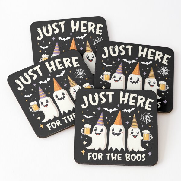 Item preview, The Boo Crew: This vibrant and humorous design features a crew of three ghosts, with a beer in hand, ready for a fun night out. designed and sold by Grang Art Artistic Designs.
