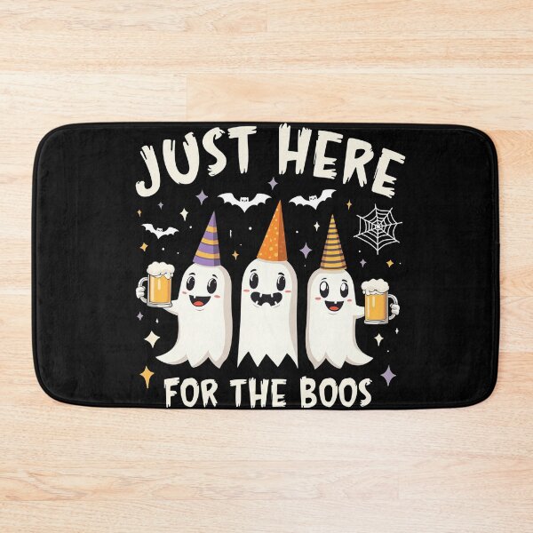 Item preview, The Boo Crew: This vibrant and humorous design features a crew of three ghosts, with a beer in hand, ready for a fun night out. designed and sold by Grang Art Artistic Designs.