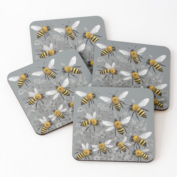 Item preview, Black-eyed bees designed and sold by GasconyPassion.