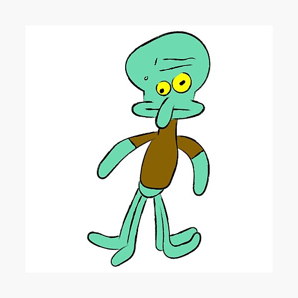Item preview, Spongebob Doodle / Squidward doodle meme designed and sold by DibujandoPorfa.