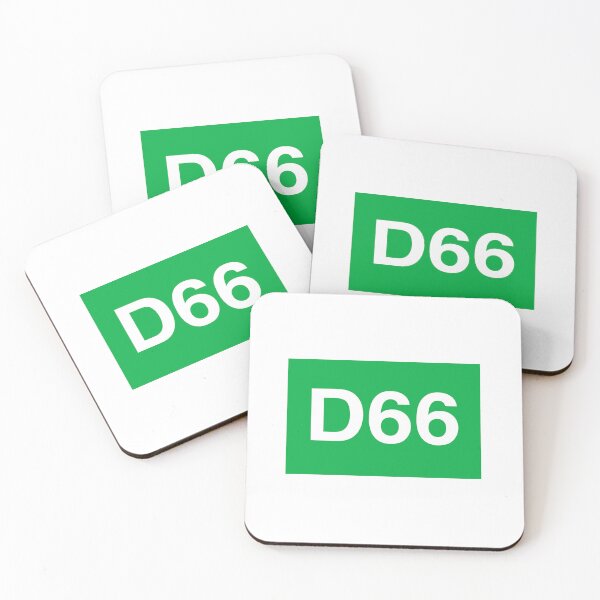 Item preview, BEST SELLER: D66 logo, sticker, D66 shirt, Politiek Nederland, Rob Jetten, D66 pet designed and sold by FineDesignNL.