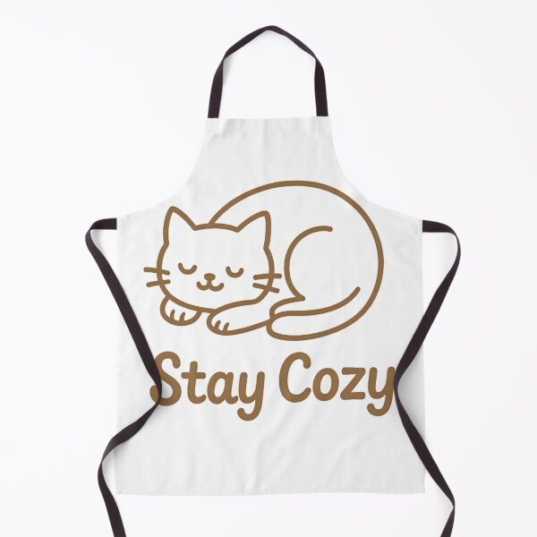 Item preview, Stay Cozy Cat - Minimalist Cute Sleeping Cat Design designed and sold by Uramerstore.