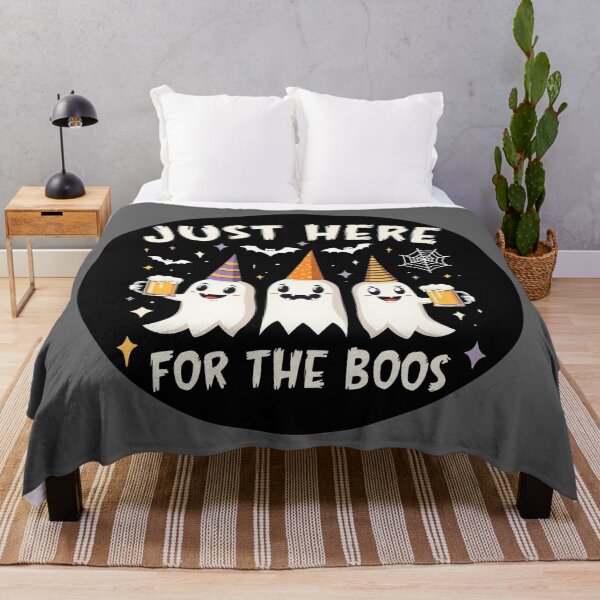 Item preview, Boozy & Spooky: This vibrant and humorous design features a crew of three ghosts, with a beer in hand, ready for a fun night out. designed and sold by Grang Art Artistic Designs.