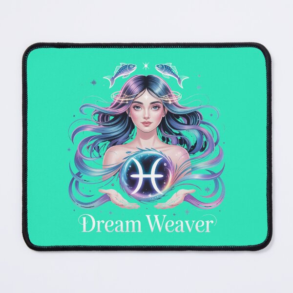 Item preview, "Dream Weaver – Pisces Zodiac Art" designed and sold by HolisticFurArt.