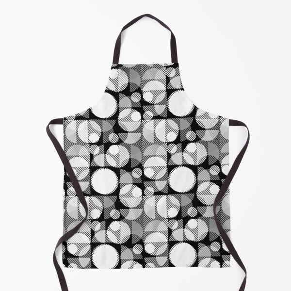 Item preview, Minimalist Twill Circle and Semi Circles Bauhaus Design designed and sold by PatternTitan.