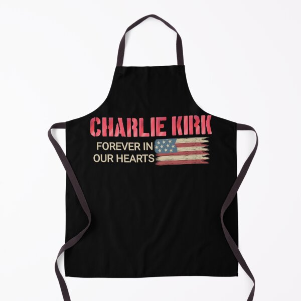 Item preview, Charlie Kirk forever in our hearts USA flag designed and sold by vibeno1.