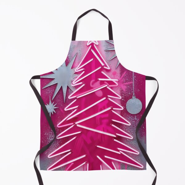 Item preview, Pinkmas Neon Christmas Tree – Bold Holiday Wall Art designed and sold by LaLi-Designs.