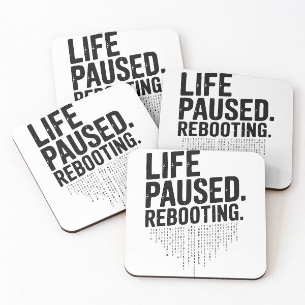 Item preview, Life Paused Rebooting designed and sold by Frank Ring.