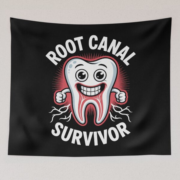 Item preview, Funny Root Canal Survivor Cute designed and sold by DoorwayThreads.