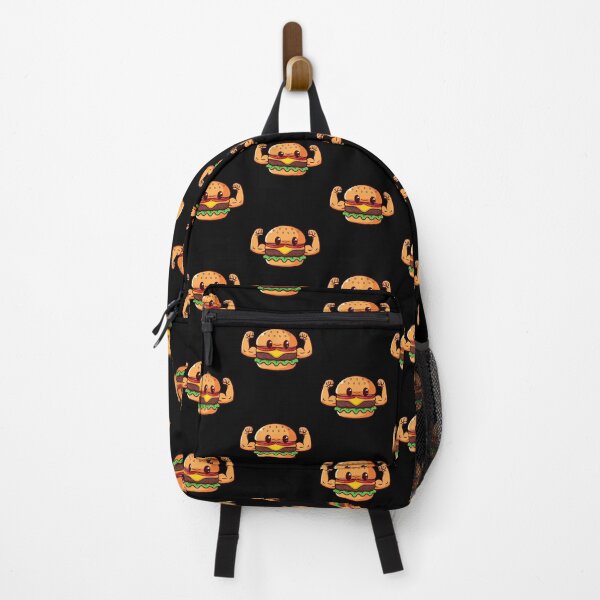 Item preview, Burger Bicep Flex Funny Chibi Food Workout Design designed and sold by ColorSplash123.