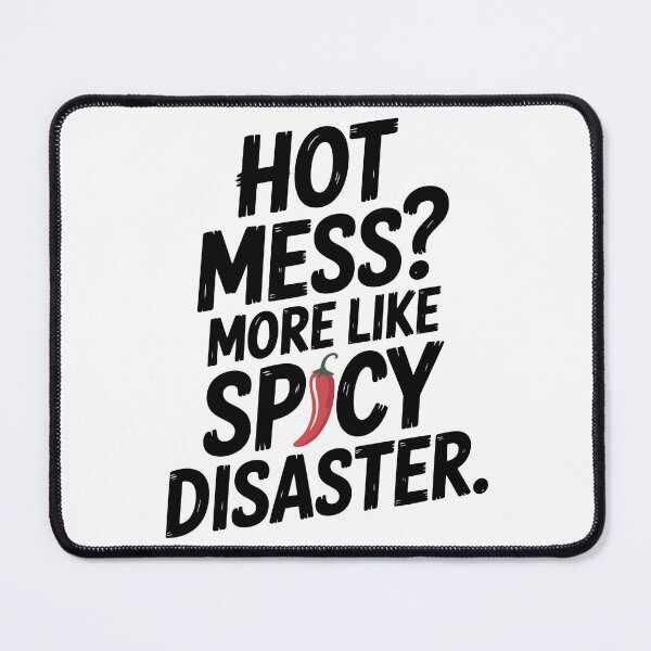 Item preview, Hot Mess? More Like Spicy Disaster designed and sold by Frank Ring.