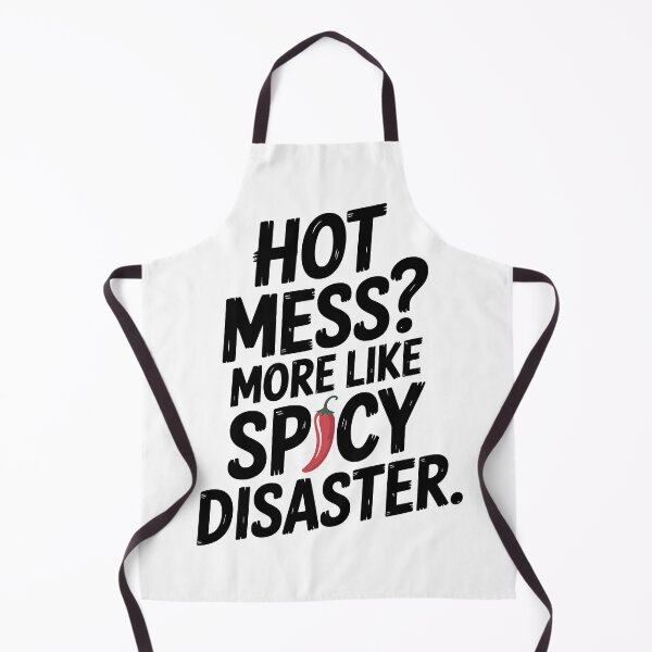 Item preview, Hot Mess? More Like Spicy Disaster designed and sold by Frank Ring.