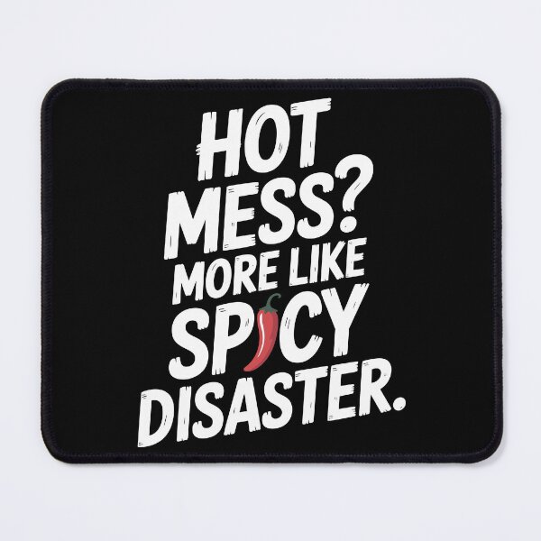Item preview, Hot Mess? More Like Spicy Disaster designed and sold by Frank Ring.
