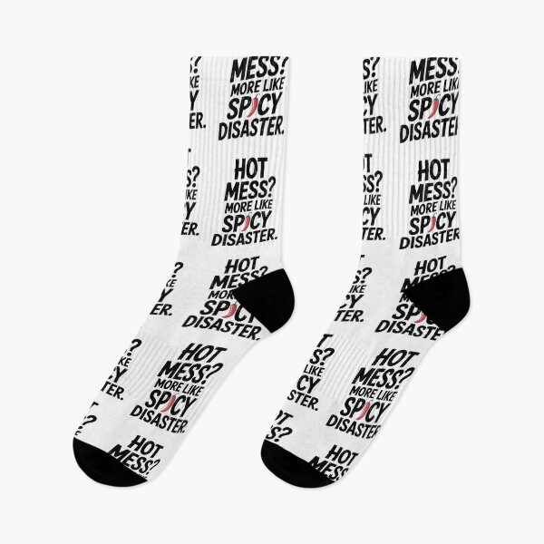 Item preview, Hot Mess? More Like Spicy Disaster designed and sold by Frank Ring.