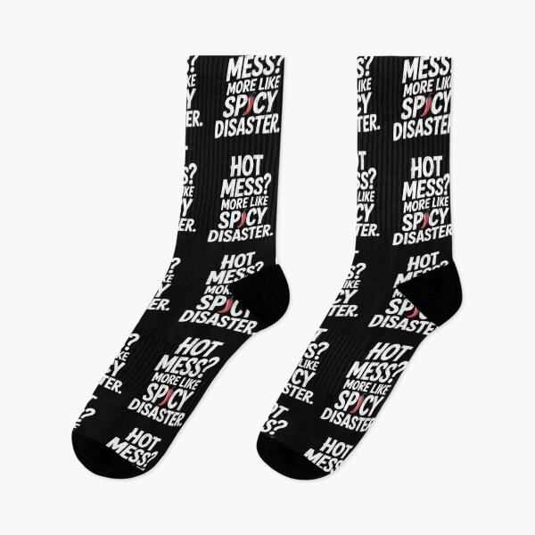Item preview, Hot Mess? More Like Spicy Disaster designed and sold by Frank Ring.