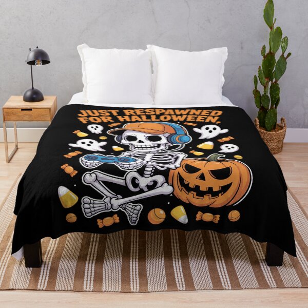 Item preview, Funny Skeleton Gamer Halloween Lovers designed and sold by DoorwayThreads.
