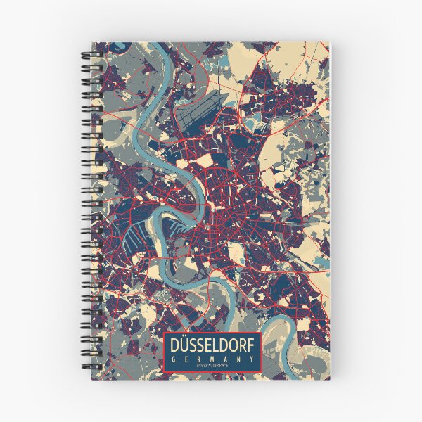 Item preview, Dusseldorf City Map of Germany - Hope designed and sold by deMAP.