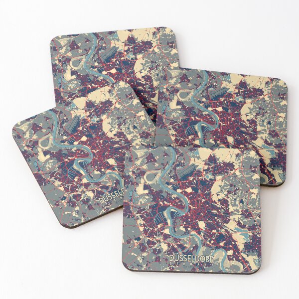 Item preview, Dusseldorf City Map of Germany - Hope designed and sold by deMAP.