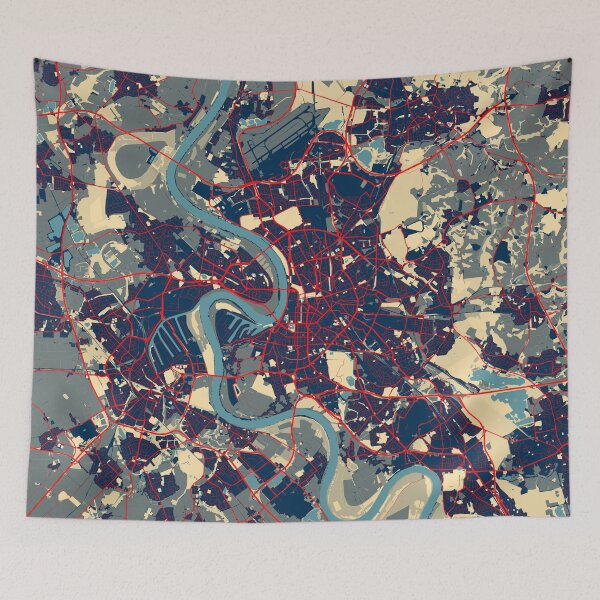 Item preview, Dusseldorf City Map of Germany - Hope designed and sold by deMAP.