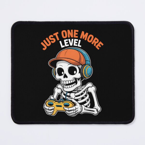 Item preview, Funny Video Game Halloween Skeleton Gamer designed and sold by DoorwayThreads.