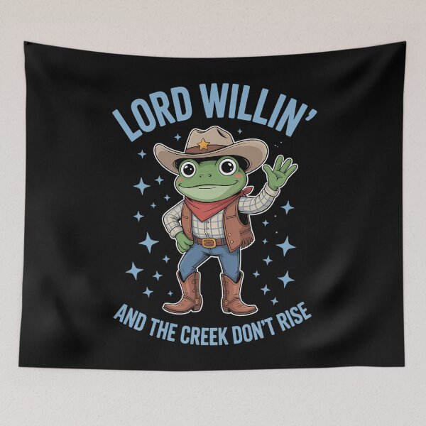 Item preview, Funny Western Christian Frog Joke designed and sold by DoorwayThreads.