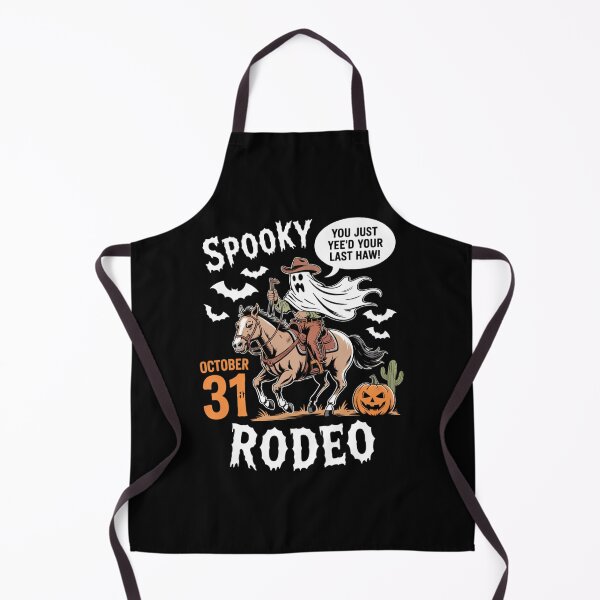Item preview, Funny Western Halloween Spooky Cowgirl Cute Ghost designed and sold by DoorwayThreads.