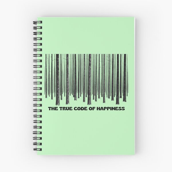 Item preview, The Only Code to Happiness - A Forest That Looks Like a Barcode designed and sold by MK-WOOD.