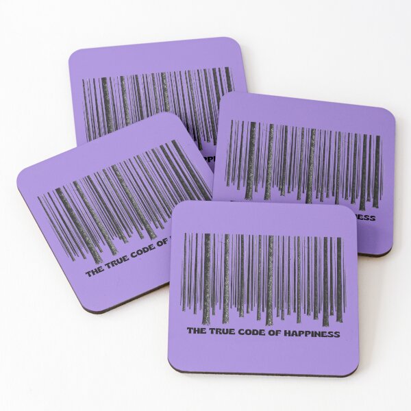 Artikelvorschau, Der einzige Code zum Glück – Ein Wald, der wie ein Barcode aussieht entworfen und verkauft von MK-WOOD.